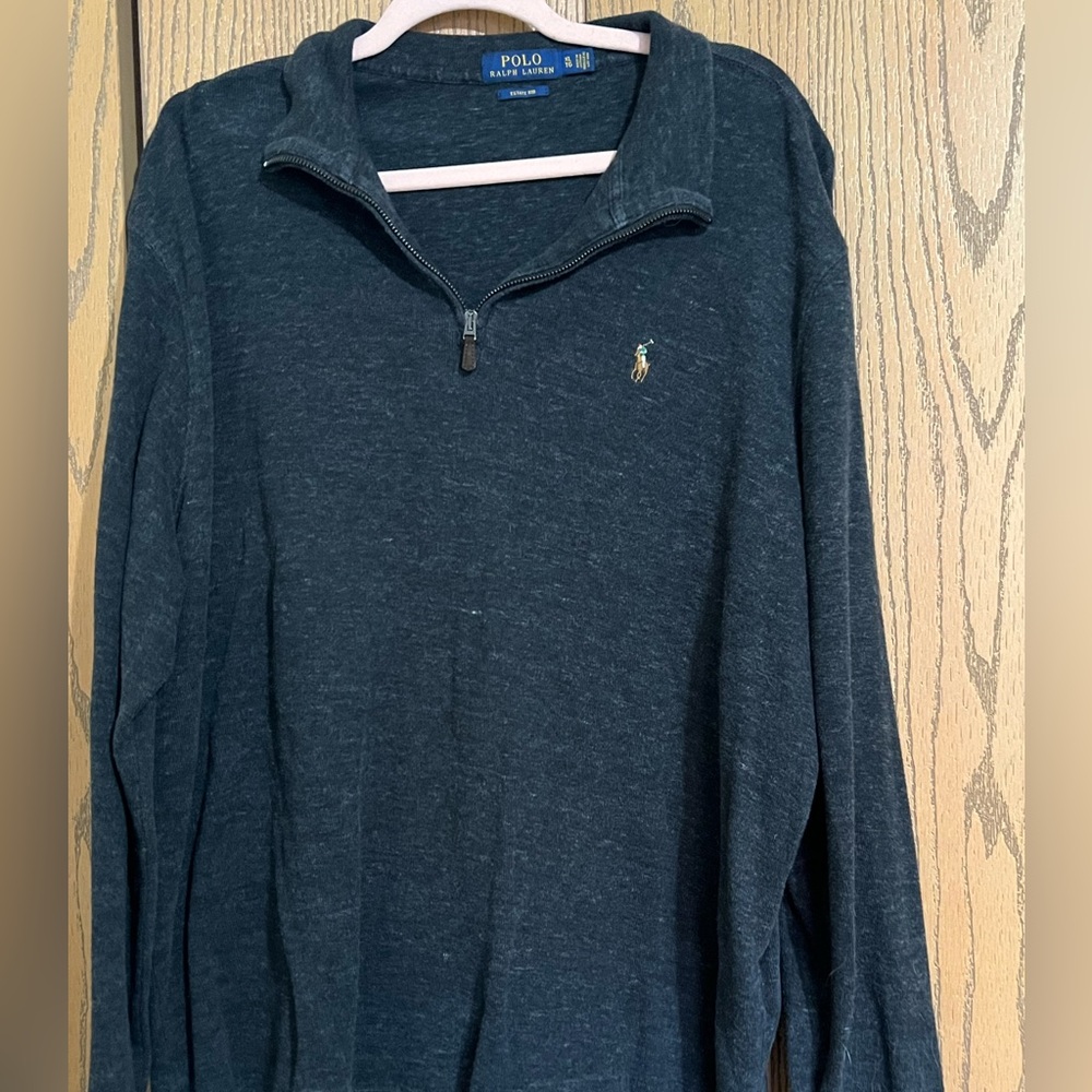 Polo Ralph Lauren Black Quarter-Zip Pullover